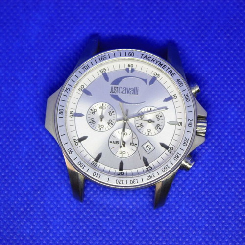 Just Cavalli wristwatch used, stainless steel, water resistant 5 ATM