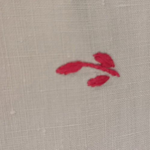 Handmade embroidered floral table runner made to order