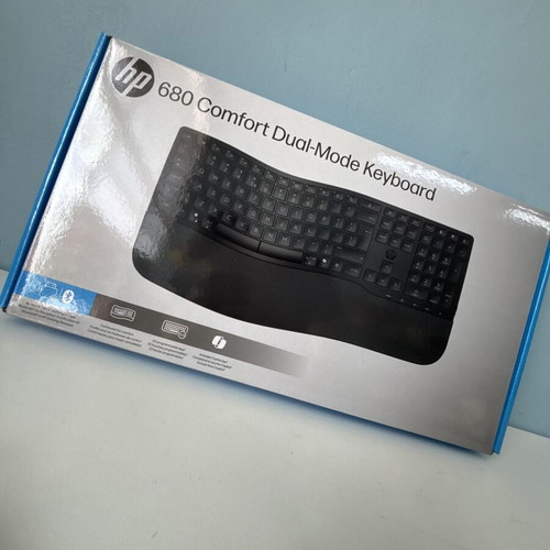 HP 680 Comfort wireless keyboard with Bluetooth and Unifying Dongle, new