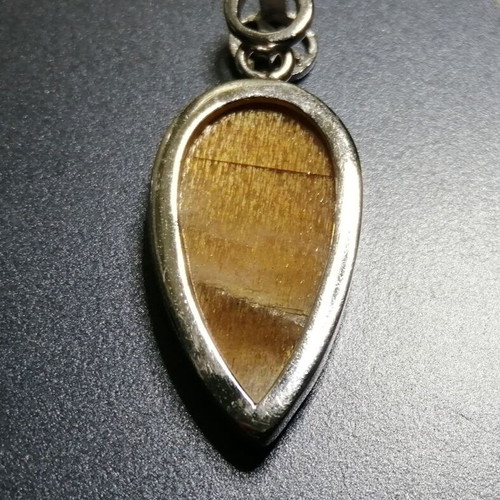 Silver pendant 925 with high-quality heliotrope, new