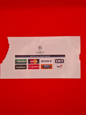 Olympiacos - Werder Bremen 3-0 Ticket used, Champions League 2007