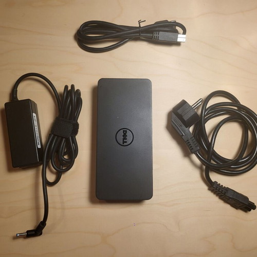 Dell D3100 USB 3.0 Docking Station with power supply and cables
