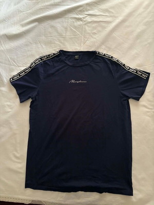 Shein T-shirt blue cotton blend