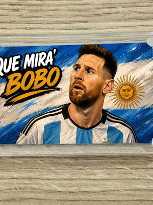 Acrylic Messi Argentina 2022 World Cup fridge magnet
