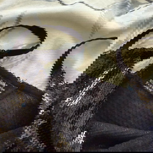 Bershka black top like new, size S