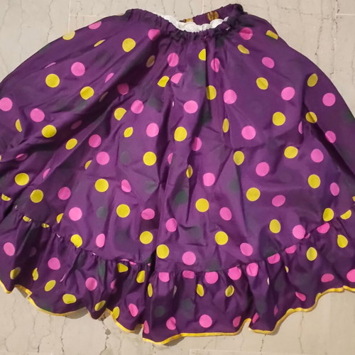 Dance performance costume used, skirt with tutu and bodysuit