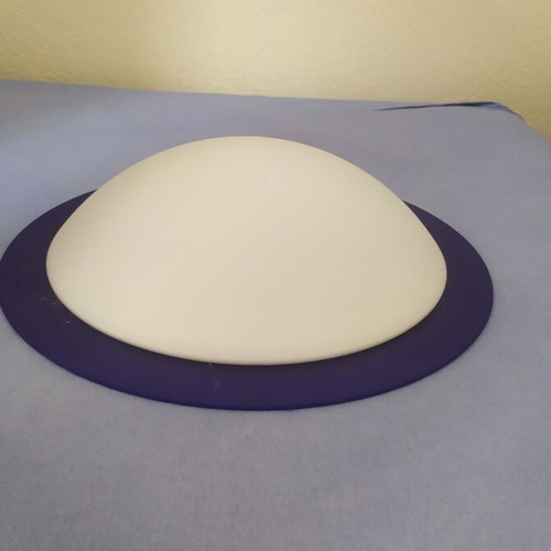 Glass ceiling light from Italy 40 cm diameter like new