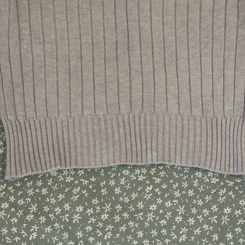Toi&Moi gray crop sweater with turtleneck like new