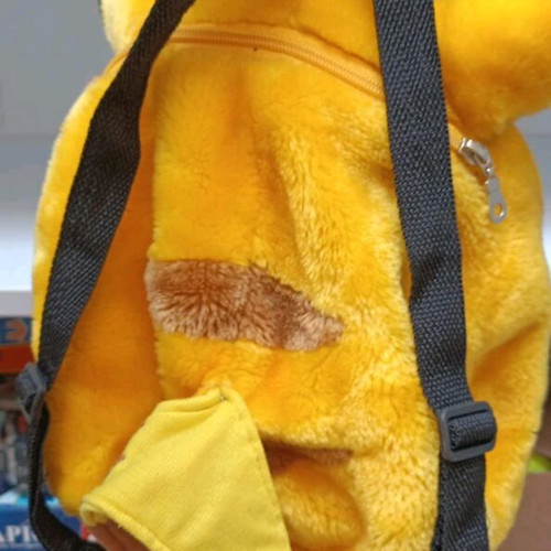 Pickachu backpack used, multicolor