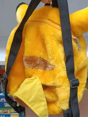 Pickachu backpack used, multicolor