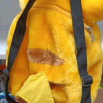 Pickachu backpack used, multicolor