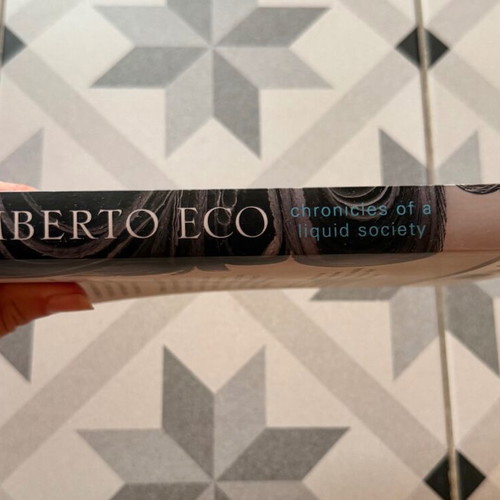 Umberto Eco Chronicles of a Liquid Society book new, English