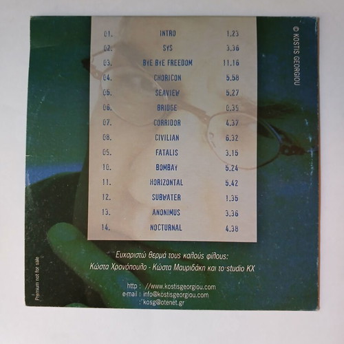 Kostis Georgiou The Sound of Colour CD used