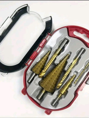 Titanium drill bit set 6pcs new in case
