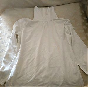 Παιδική κοριτσίστικη άσπρη μακρυμάνικη μπλούζα για 9-10 χρονών!!