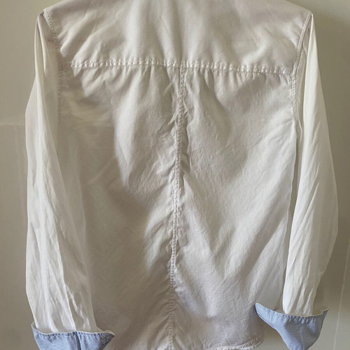 Massimo Dutti white cotton shirt like new, size 38