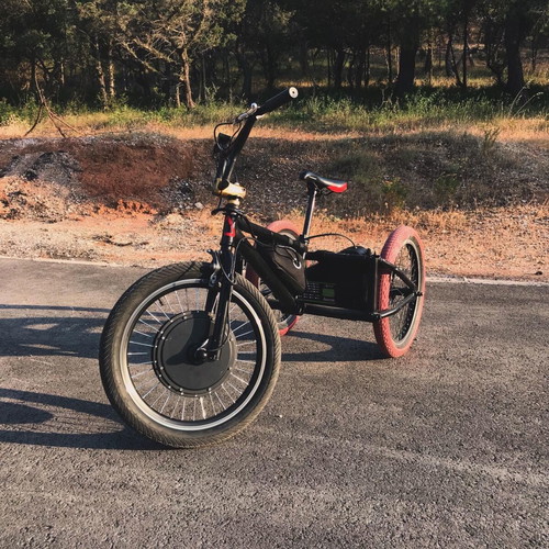 Custom Built Electric Bike like new, 48V 1000W, 40 km range