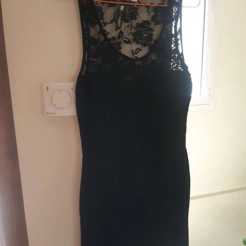 Modern elastic dress new, size M, black