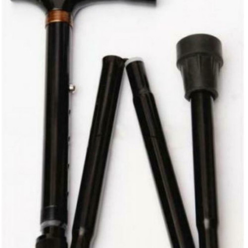 Vita Orthopaedics Adjustable Foldable Black Walking Cane New