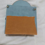 Wall clock key holder painted like new