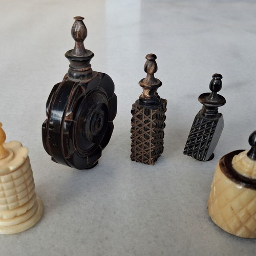 Miniature bottles new, handmade from India, set A