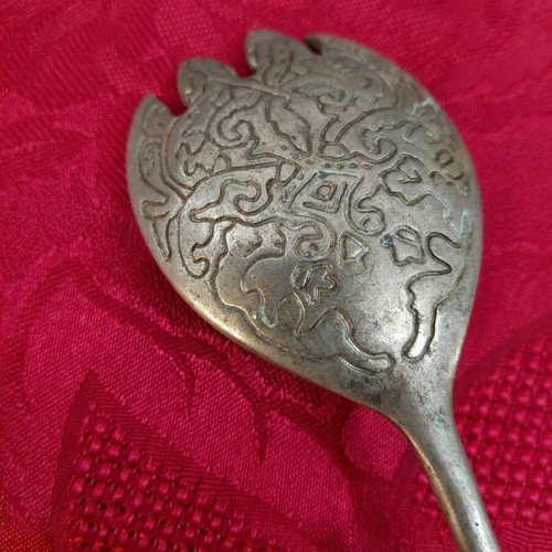 Vintage silver-plated 3-piece serving set