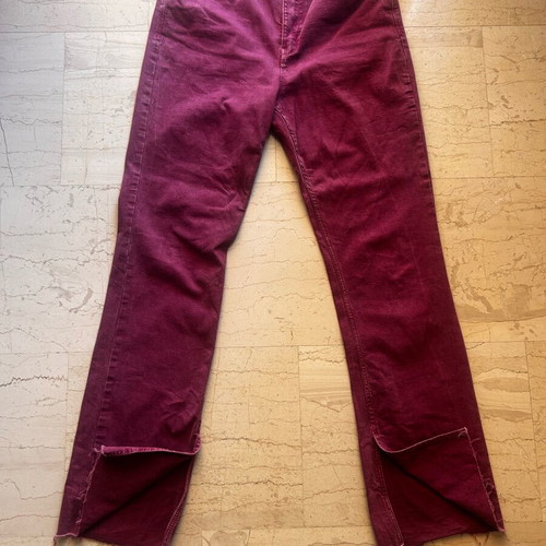 Bershka jeans in burgundy-fuchsia, like new, size 42