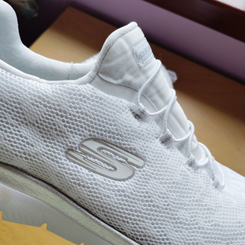 Skechers sneakers size 41 used, white sports shoes