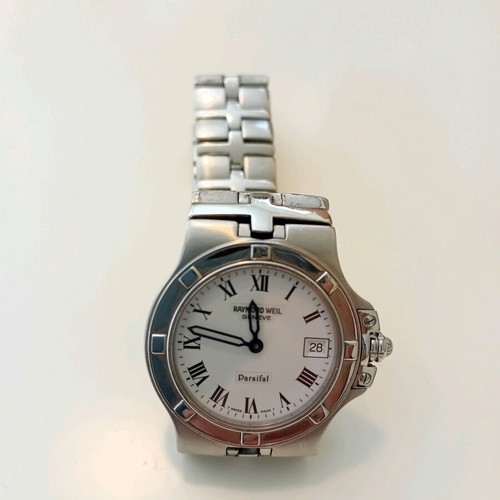 Raymond Weil wristwatch like new, silver, men's