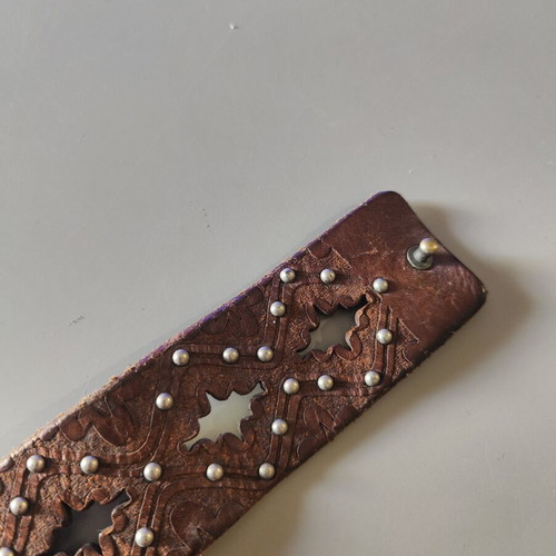 Replay vintage leather boho bracelet cuff like new, brown