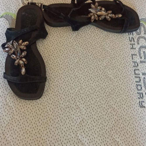 Privee women's sandals new, black, size 37