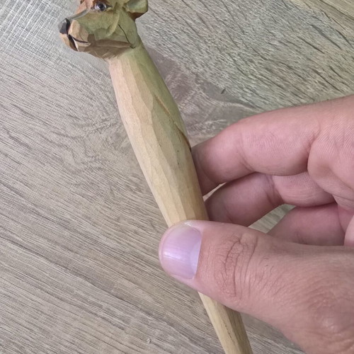 Wooden handmade deer pen used, decorative or repair