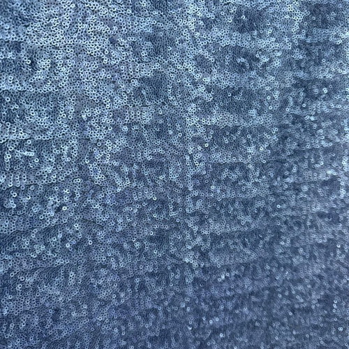 Mi-Rō electric blue sequin dress used, midi length