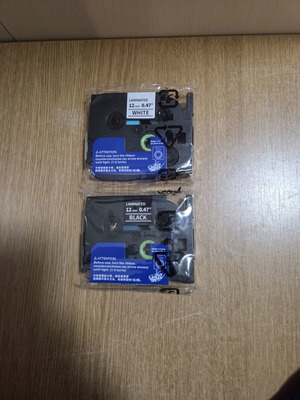 Laminated Label Printer Tapes Compatible with Brother P-touch Series, New