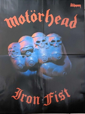 Motorhead - Iron Fist / Jinjer double-sided poster used