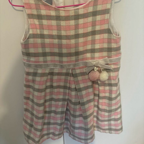 Alouette dress 3 years like new, gray and pink
