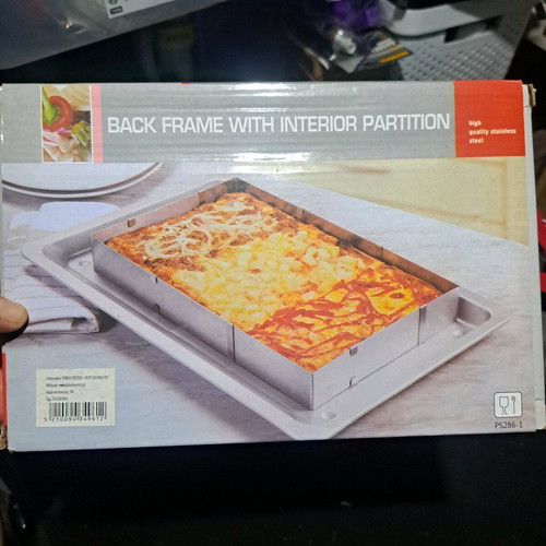 Baking pan with partition new