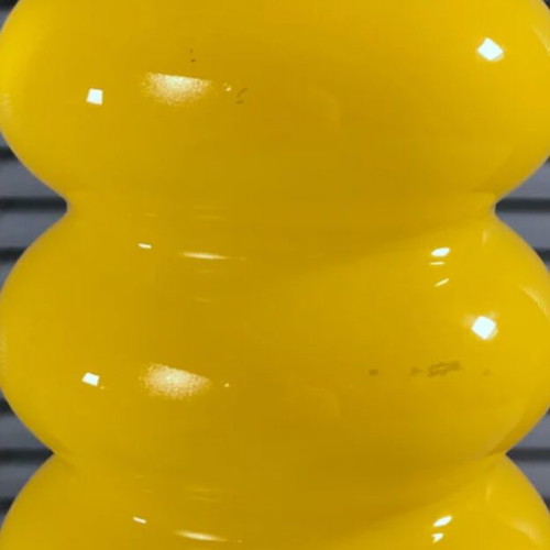 IKEA Solstrale Bubble Hooper yellow vase limited edition like new