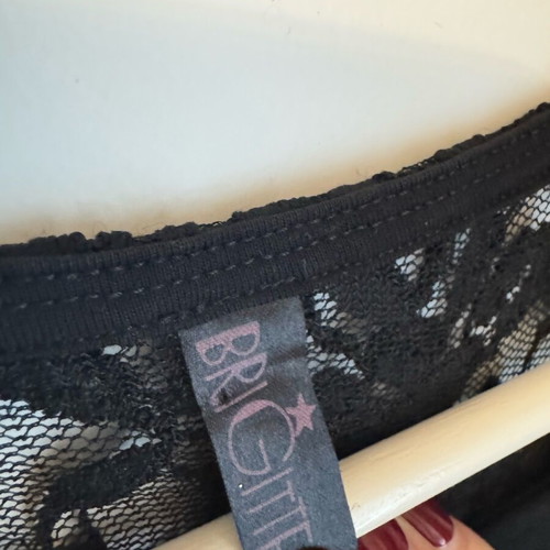 Brigitte lace short dress size S like new, black
