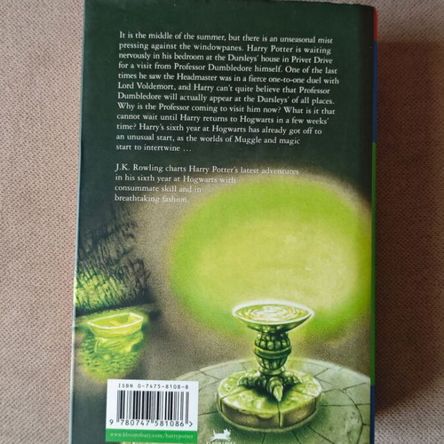 Harry Potter and the Half-Blood Prince First Edition Hardcover with page 99 misprint