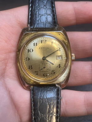Estain wristwatch used, fully functional
