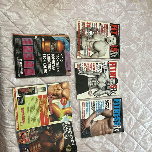 Muscular Development, Fitness RX & Muscle Mag magazines, set of 6