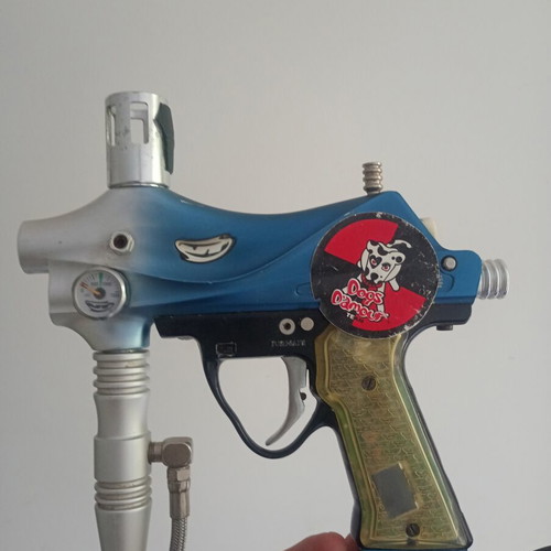 Vintage paintball marker used for parts