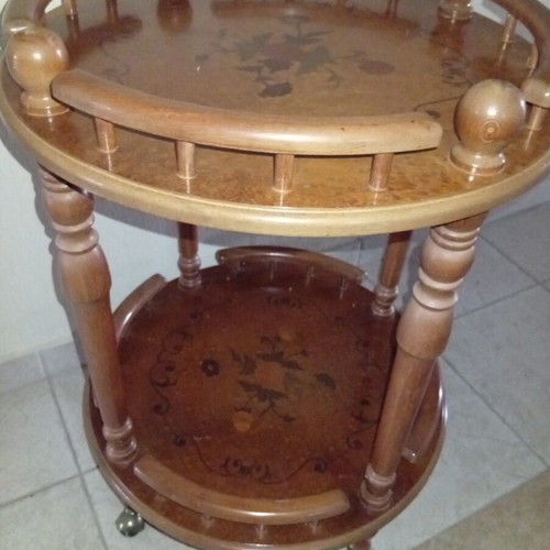 Small furniture with marquetry surface, new