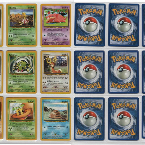 Pokemon Neo Genesis Unlimited Common & Uncommon Set 73 Cards used