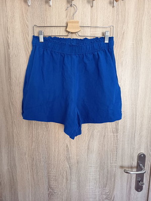 H&M linen shorts size M, blue