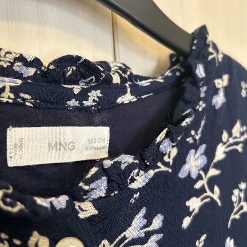 Mango floral dress like new for girl 11-12 years old