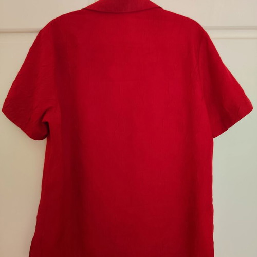 Bordeaux women's shirt XL with crinkled texture like new