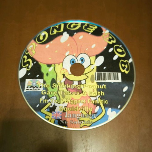 SpongeBob DVD in English without damages