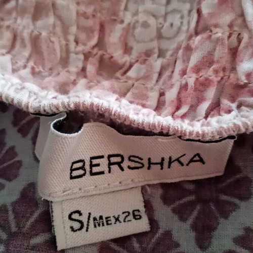 Strapless dress used, multicolored, size S